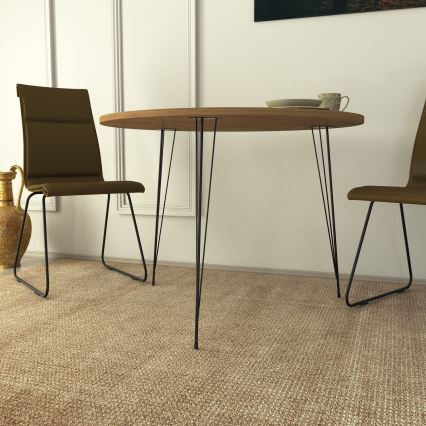 Étkezőasztal SANDALF 75x90 cm barna