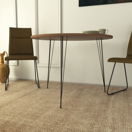 Étkezőasztal SANDALF 75x90 cm barna