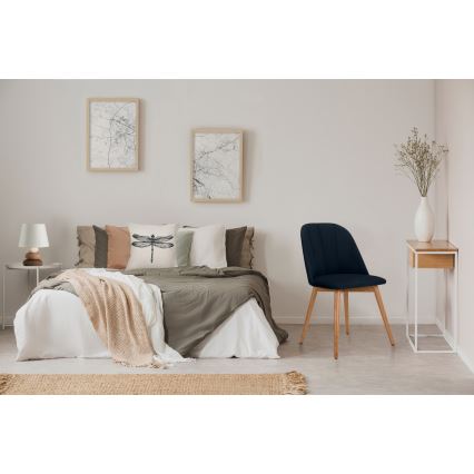 Étkezőszék BAKERI 86x48 cm sötétkék/világos tölgy