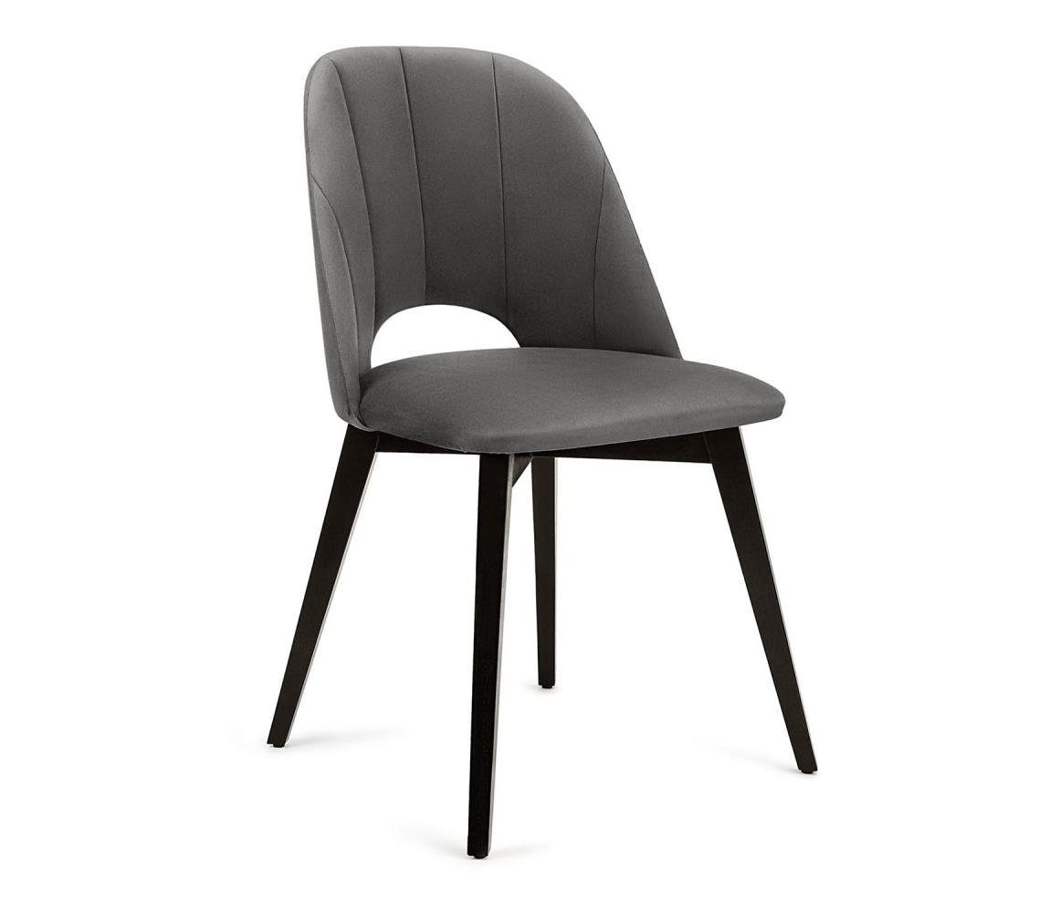 Konsimo Sp. z o.o. Sp. k. Étkezőszék BOVIO 86x48 cm szürke/bükkfa