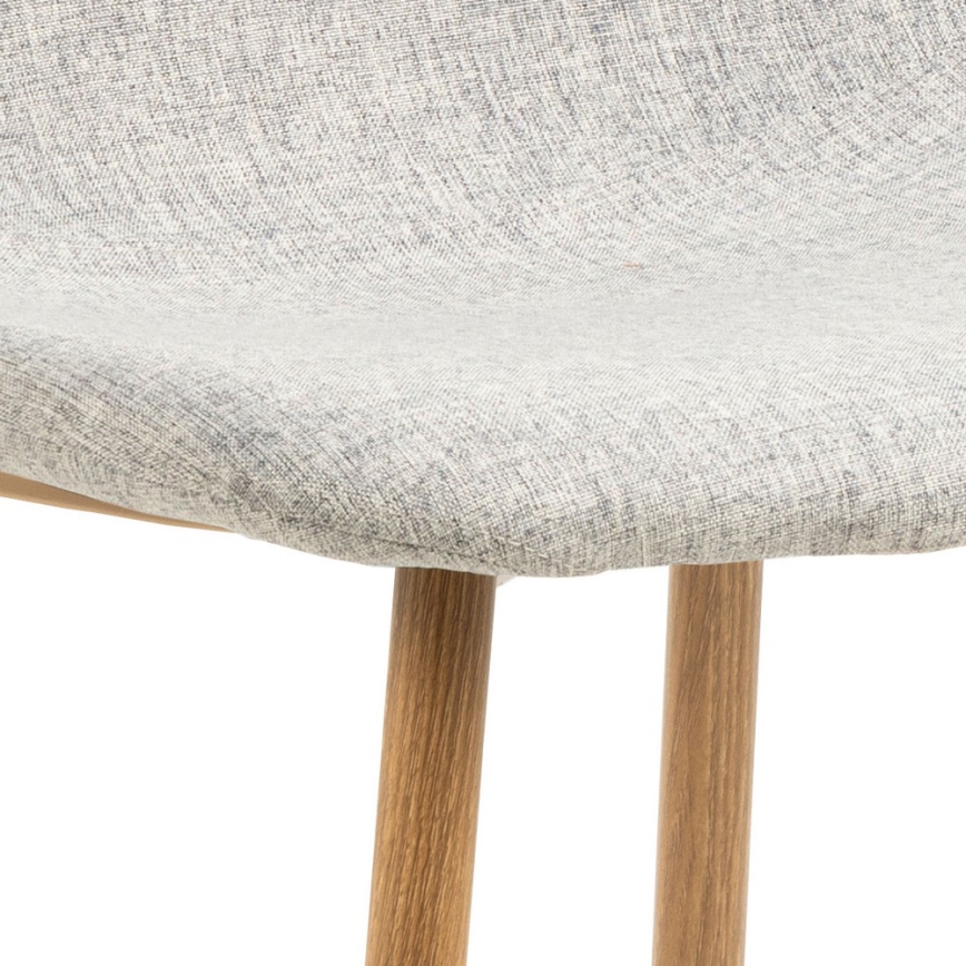 Étkezőszék KAIA 1 db világos szürke/tölgy