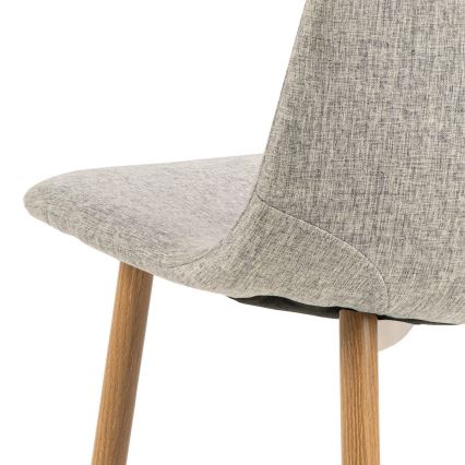 Étkezőszék KAIA 1 db világos szürke/tölgy