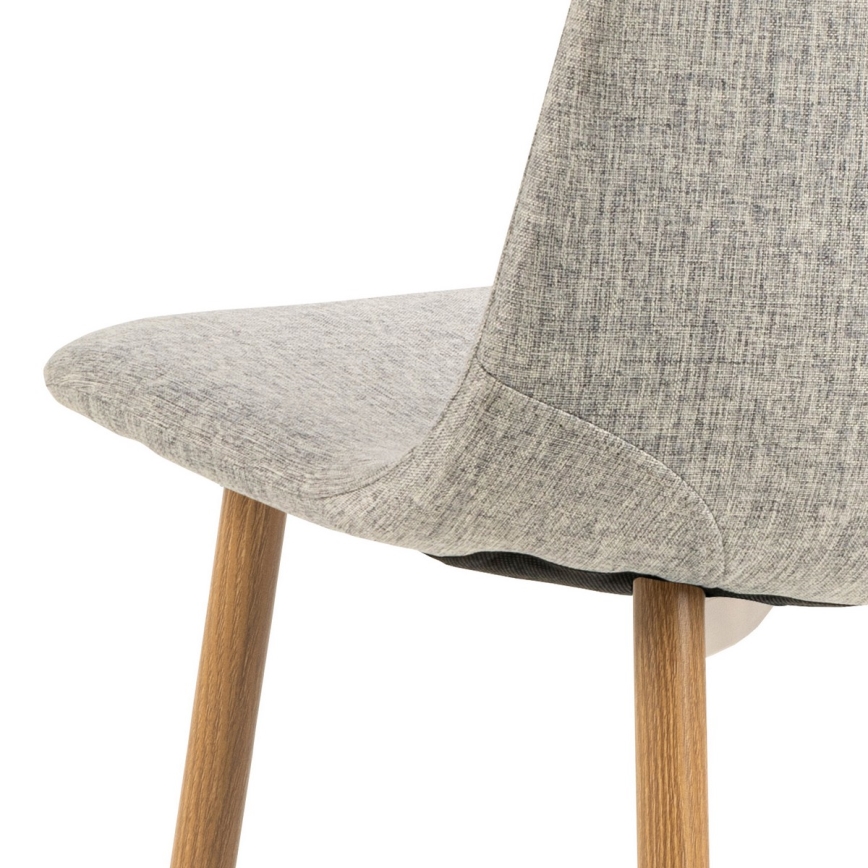 Étkezőszék KAIA 1 db világos szürke/tölgy