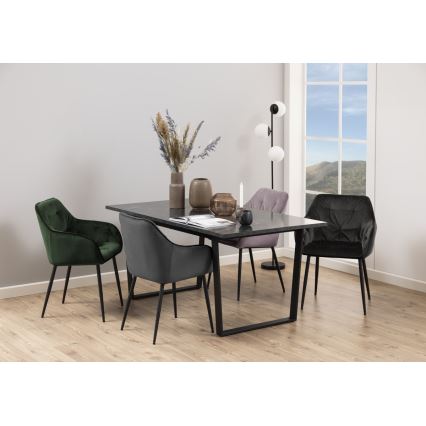 Étkezőszék karfákkal AYLIN 1 db rózsaszín