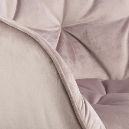 Étkezőszék karfákkal AYLIN 1 db rózsaszín