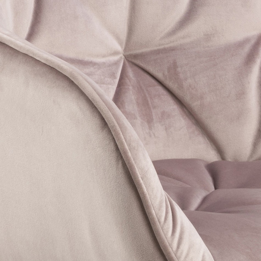 Étkezőszék karfákkal AYLIN 1 db rózsaszín