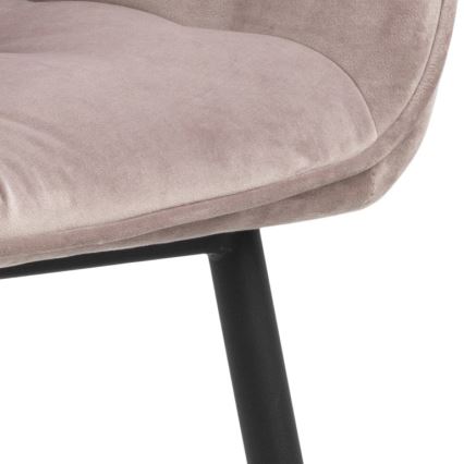 Étkezőszék karfákkal AYLIN 1 db rózsaszín