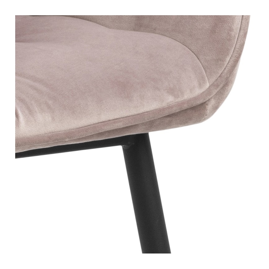 Étkezőszék karfákkal AYLIN 1 db rózsaszín