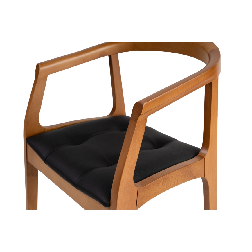 Étkezőszék MIRA 75x54 cm tölgy/fekete