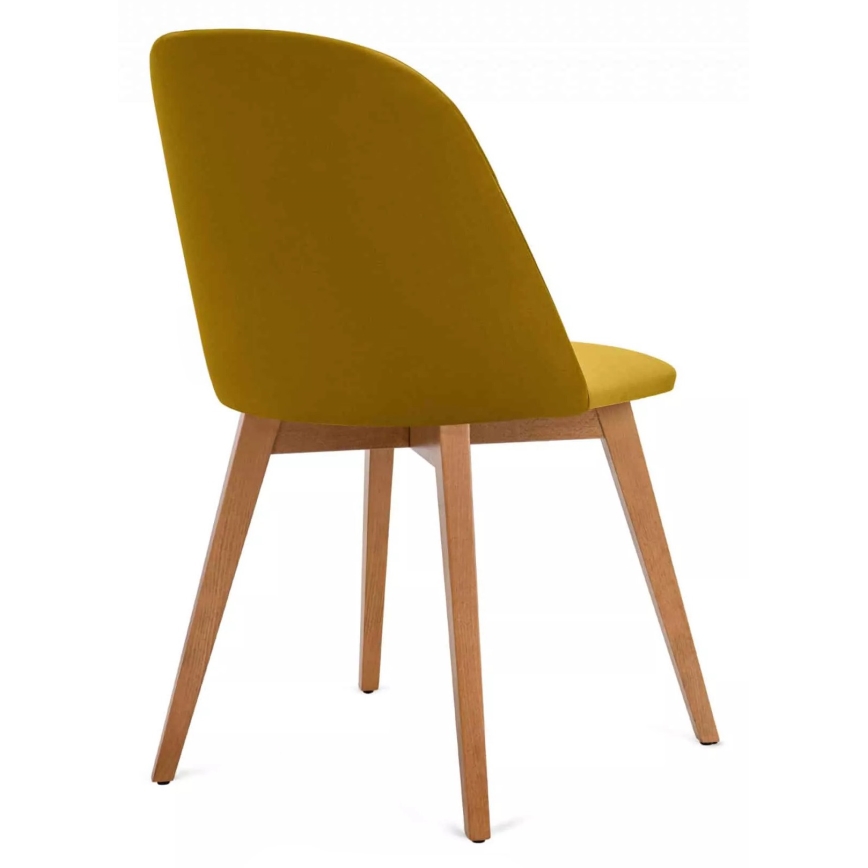 Étkezőszék RIFO 86x48 cm sárga/világos tölgy