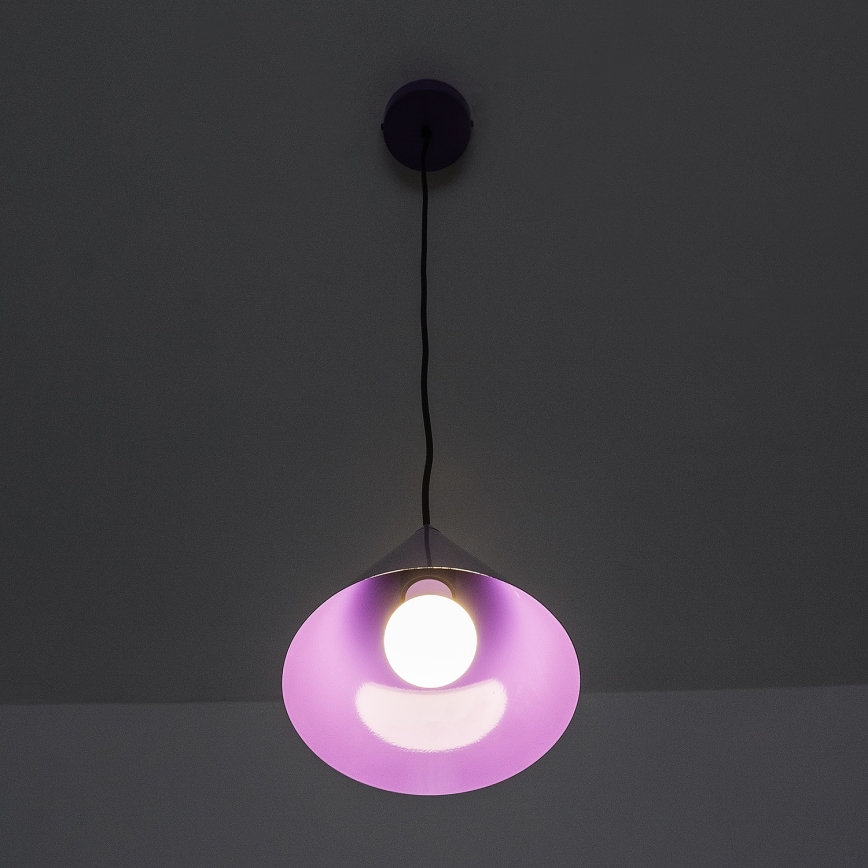 ETNA II kábelen lógó függőlámpa 1xE27/15W/230V átm. 18,5 cm lila