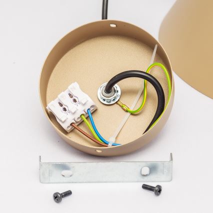 ETNA II kábeles függeszték 1xE27/15W/230V, átm. 25 cm, bézs