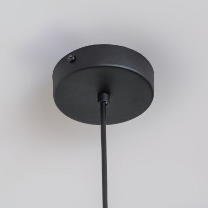 ETNA II kábeles függőlámpa 1xE27/15W/230V, átm. 25 cm, fekete