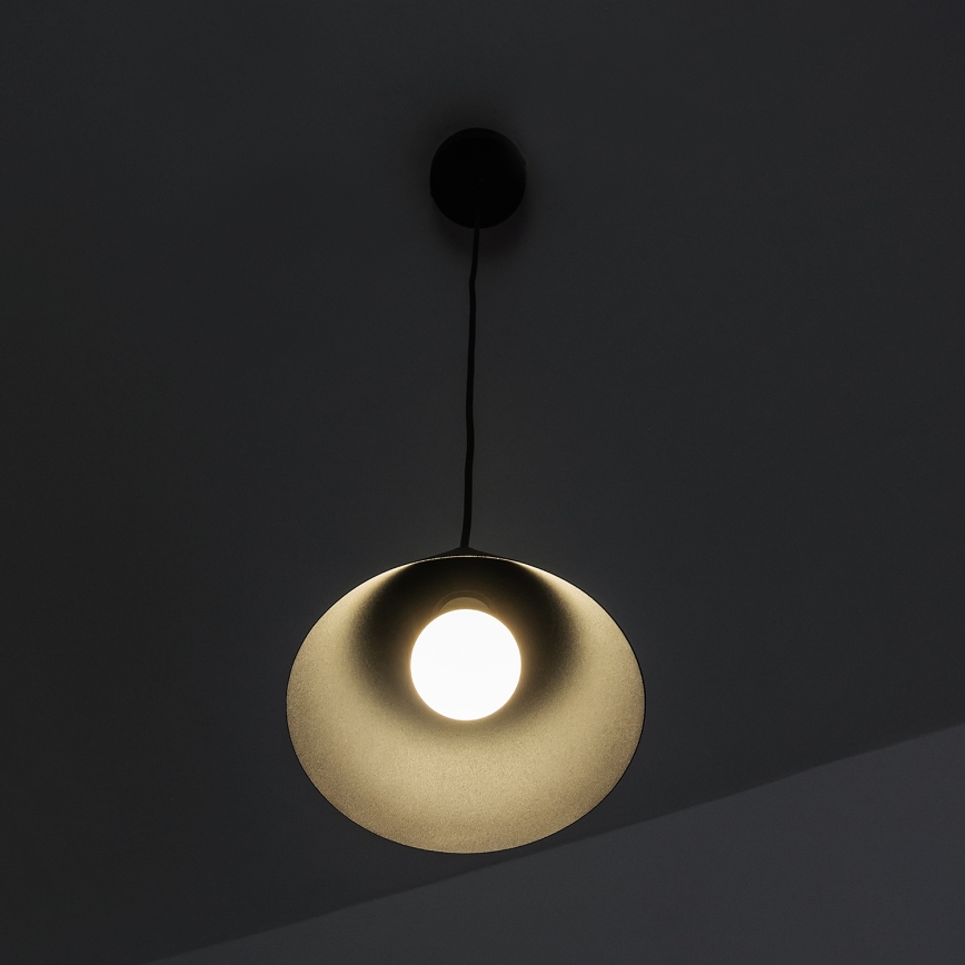 ETNA II kábeles függőlámpa 1xE27/15W/230V, Ø 18,5 cm, fekete