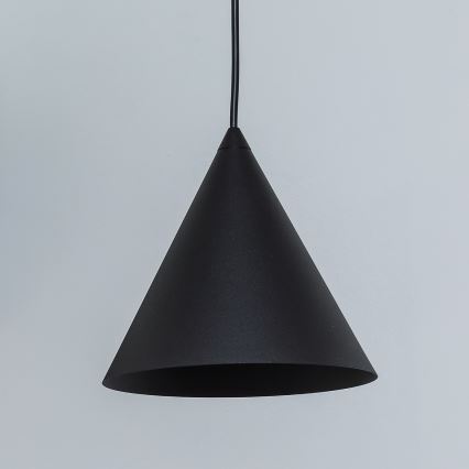 ETNA II kábeles függőlámpa 1xE27/15W/230V, Ø 18,5 cm, fekete