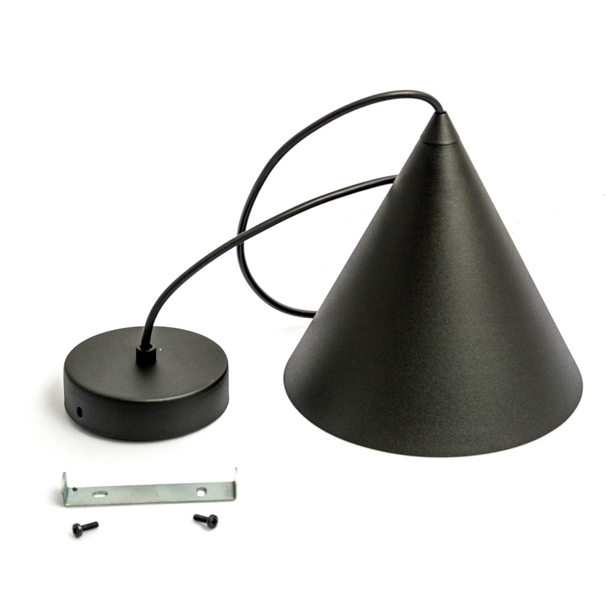 ETNA II kábeles függőlámpa 1xE27/15W/230V, Ø 18,5 cm, fekete