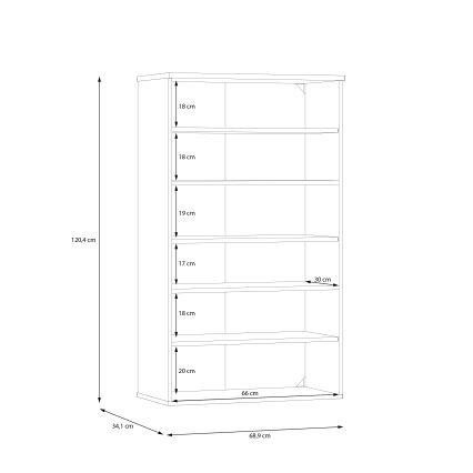 ETON cipőtároló Artisan tölgy