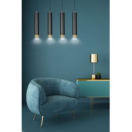 Euluna - Csillár zsinóron KUMO 4xGU10/30W/230V