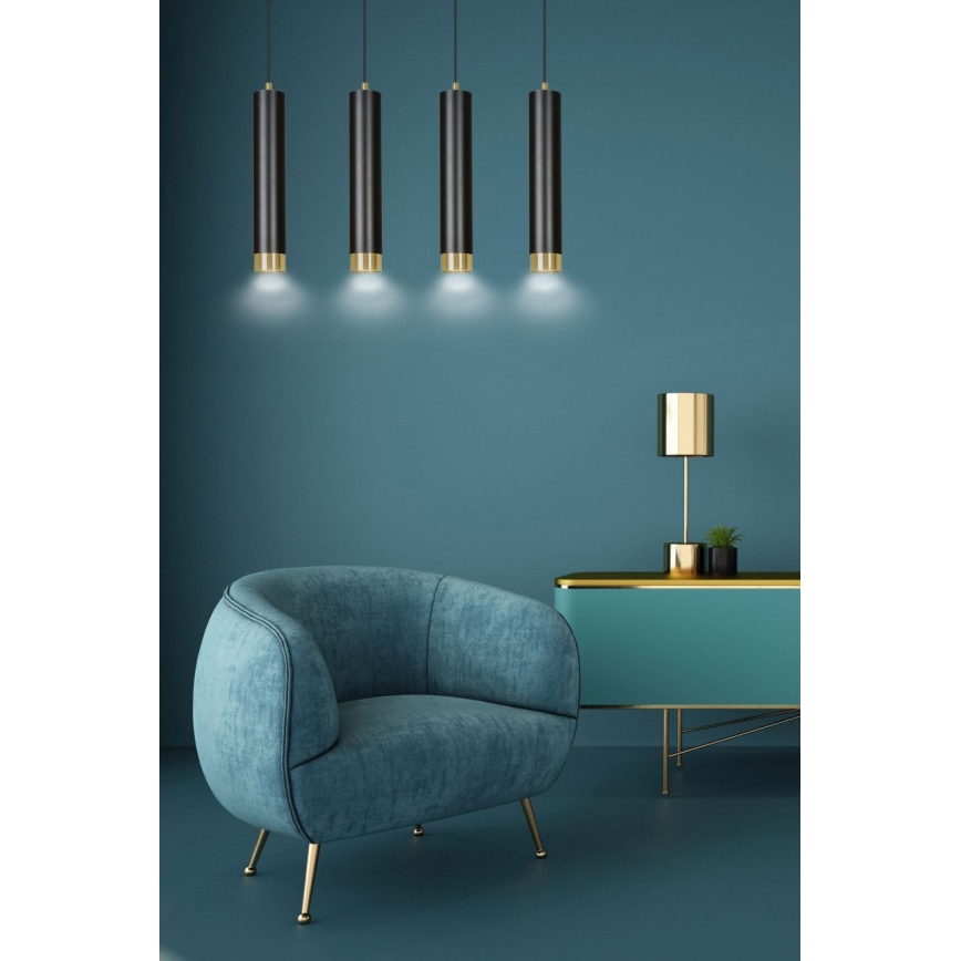 Euluna - Csillár zsinóron KUMO 4xGU10/30W/230V