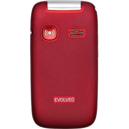 Evolveo - EasyPhone FS kihajtható mobiltelefon időseknek 2.8 piros