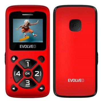 Evolveo - EasyPhone ID, időseknek szánt mobiltelefon, piros