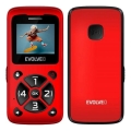 Evolveo - EasyPhone ID mobiltelefon időseknek, piros