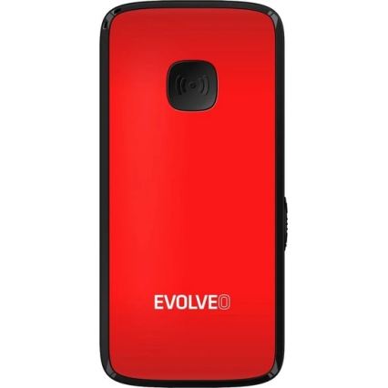 Evolveo - EasyPhone ID mobiltelefon időseknek, piros