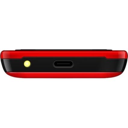 Evolveo - EasyPhone ID mobiltelefon időseknek, piros