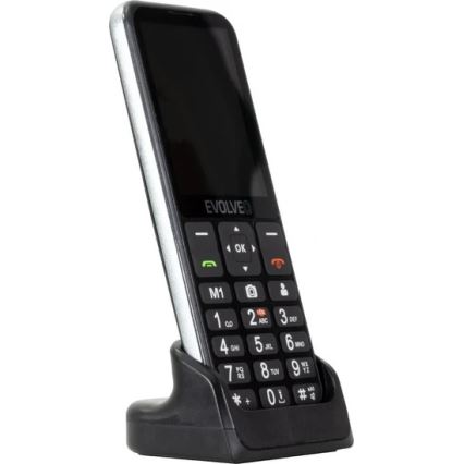 Evolveo - EasyPhone LT, 4G mobiltelefon időseknek, fekete