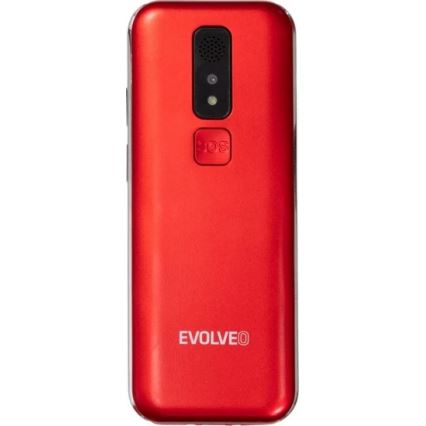 Evolveo - EasyPhone LT, 4G mobiltelefon időseknek, piros