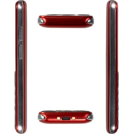 Evolveo - EasyPhone LT, 4G mobiltelefon időseknek, piros