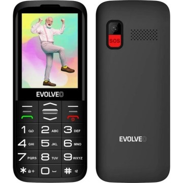 Evolveo - EasyPhone XO, mobiltelefon időseknek, fekete
