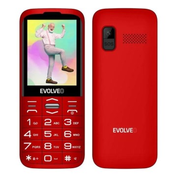 Evolveo - EasyPhone XO — piros mobiltelefon időseknek