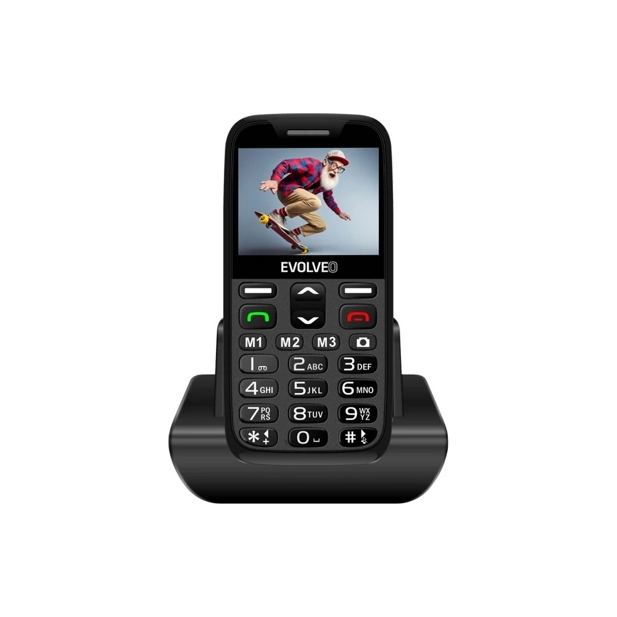Evolveo - EasyPhone XR 2G mobiltelefon időseknek fekete