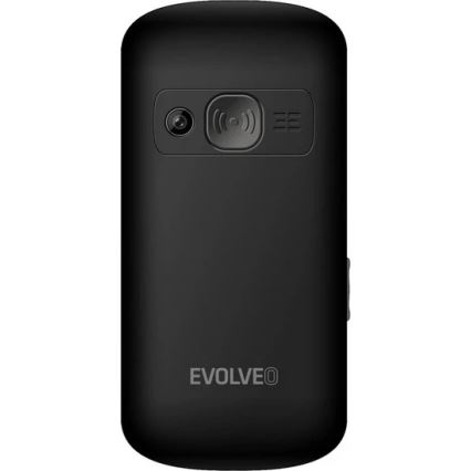 Evolveo - EasyPhone XS, időseknek szánt mobiltelefon, fekete