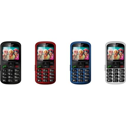 Evolveo - EasyPhone XS, időseknek tervezett mobiltelefon piros