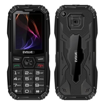 Evolveo - MaxPhone A1 gombos, két SIM-es telefon, fekete