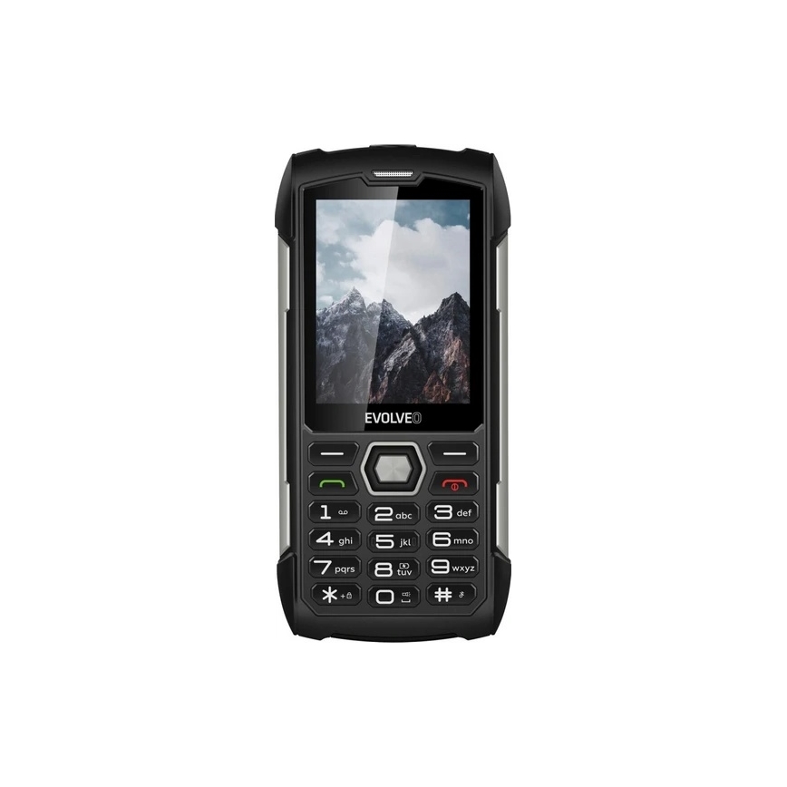 Evolveo - StrongPhone H1 vízálló Dual SIM mobiltelefon fekete/ezüst