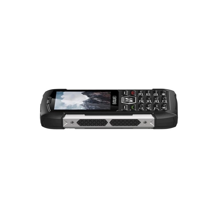 Evolveo - StrongPhone H1 vízálló Dual SIM mobiltelefon fekete/ezüst