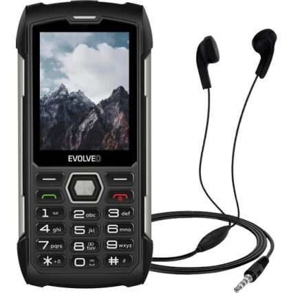 Evolveo - StrongPhone H1 vízálló Dual SIM mobiltelefon fekete/ezüst