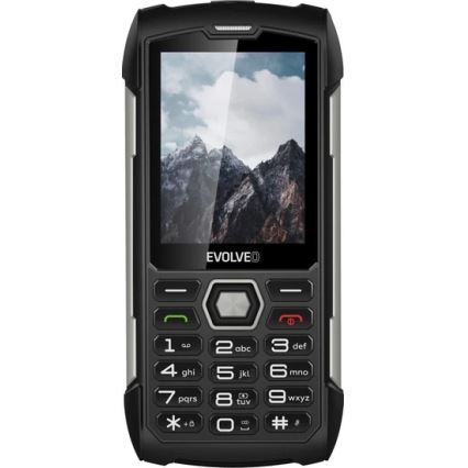 Evolveo - StrongPhone H1, vízálló Dual SIM telefon fekete/ezüst