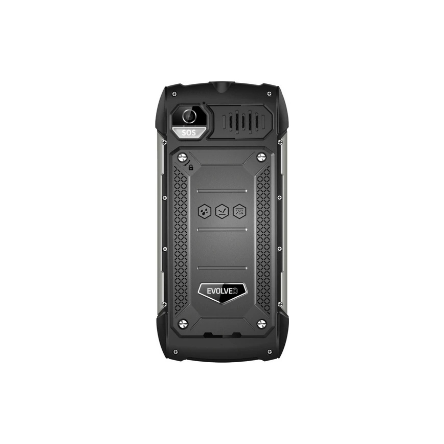 Evolveo - StrongPhone H1, vízálló Dual SIM telefon fekete/ezüst