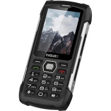 Evolveo - StrongPhone H1, vízálló Dual SIM telefon fekete/ezüst