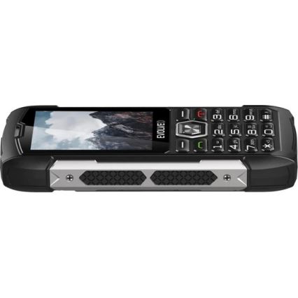 Evolveo - StrongPhone H1, vízálló Dual SIM telefon fekete/ezüst