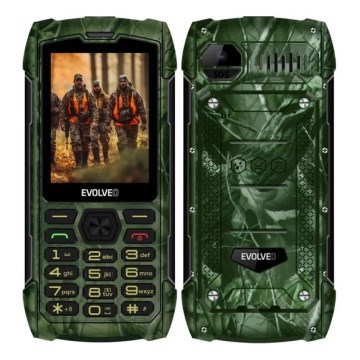 Evolveo - StrongPhone H1, vízálló Dual SIM telefon, vadász terepmintás kivitel