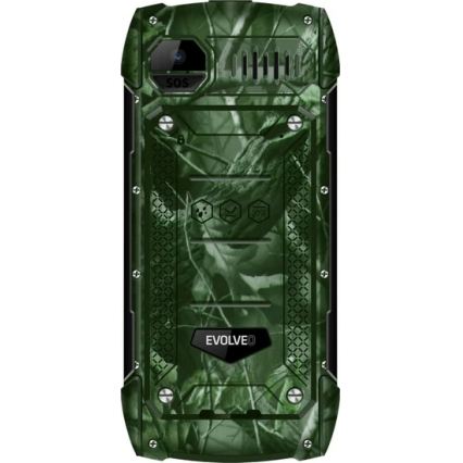 Evolveo - StrongPhone H1, vízálló Dual SIM telefon vadászkamuflázs mintázattal