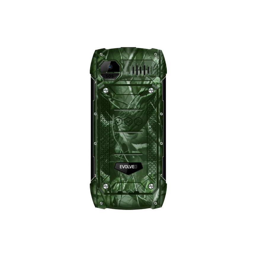 Evolveo - StrongPhone H1, vízálló Dual SIM telefon vadászkamuflázs mintázattal