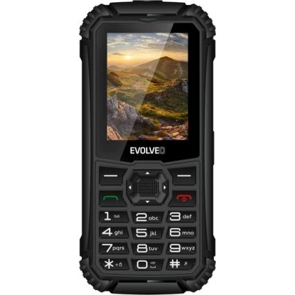 Evolveo - StrongPhone Q1 vízálló Dual SIM telefon fekete