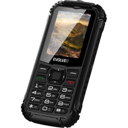 Evolveo - StrongPhone Q1 vízálló Dual SIM telefon fekete