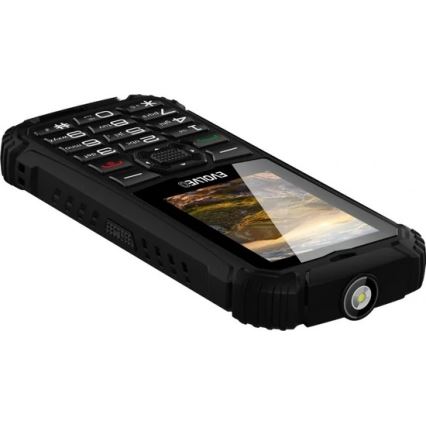 Evolveo - StrongPhone Q1 vízálló Dual SIM telefon fekete